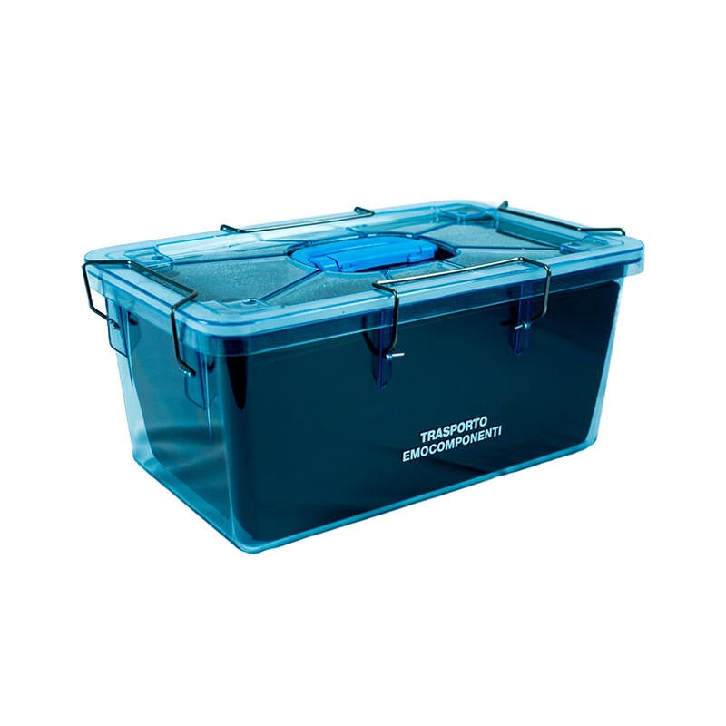 MFSAEMO_03M Conteneurs polycarbonate transport court sang/plasma - Médifroid